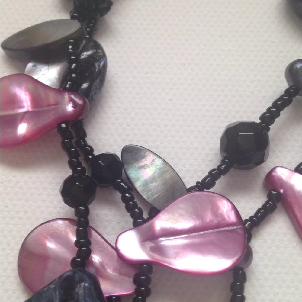 Jay King fresh water pearl necklace with rose - Picture 6 of 8